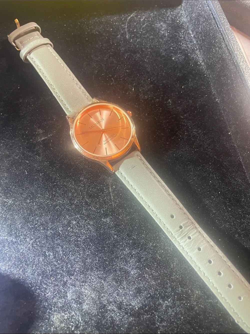 Monroe Men’s Watch by Maestro Sunburst Sole’rose